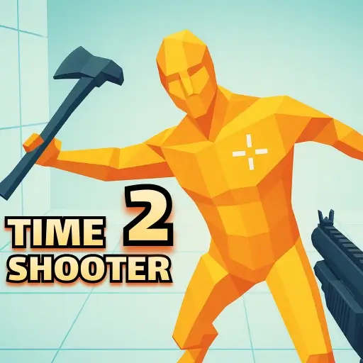 Time Shooter 2 Unblocked game icon showing pixelated shooter in slow motion action