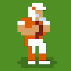 Retro Bowl game icon showing pixelated football player in classic 8-bit style
